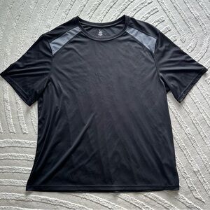 Open Trails | Black Athletic Tee Shirt
